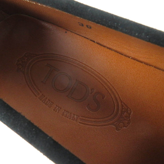TOD’S loafers Suede leather black 36