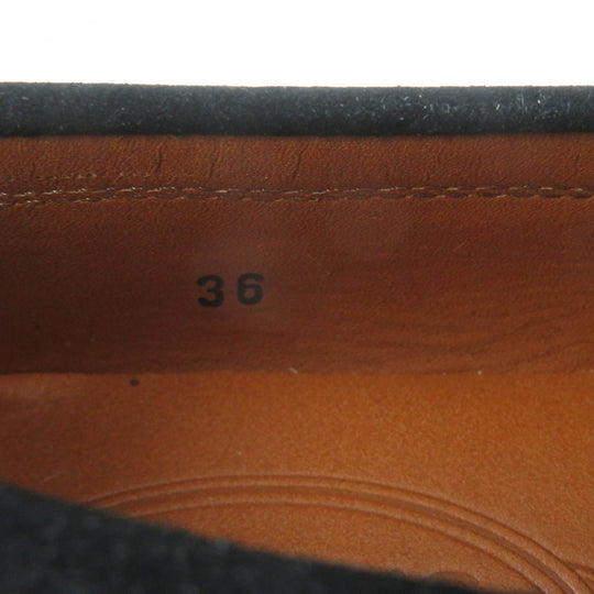 TOD’S loafers Suede leather black 36