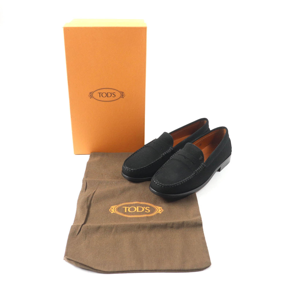 TOD’S loafers Suede leather black 36