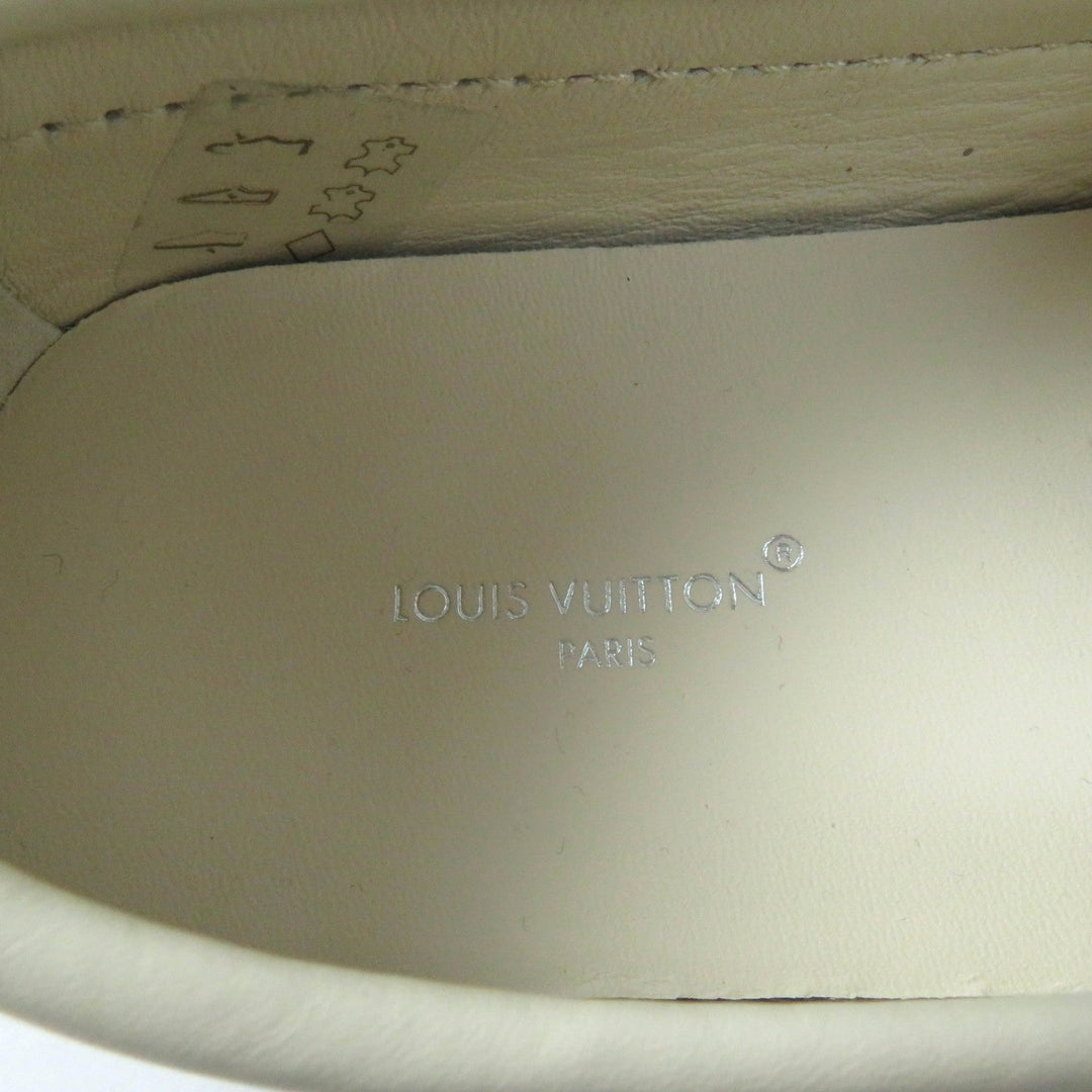 LOUIS VUITTON loafers 1ACHAU Main: Leather light beige Gloria Lyne Women 35 Used Authentic