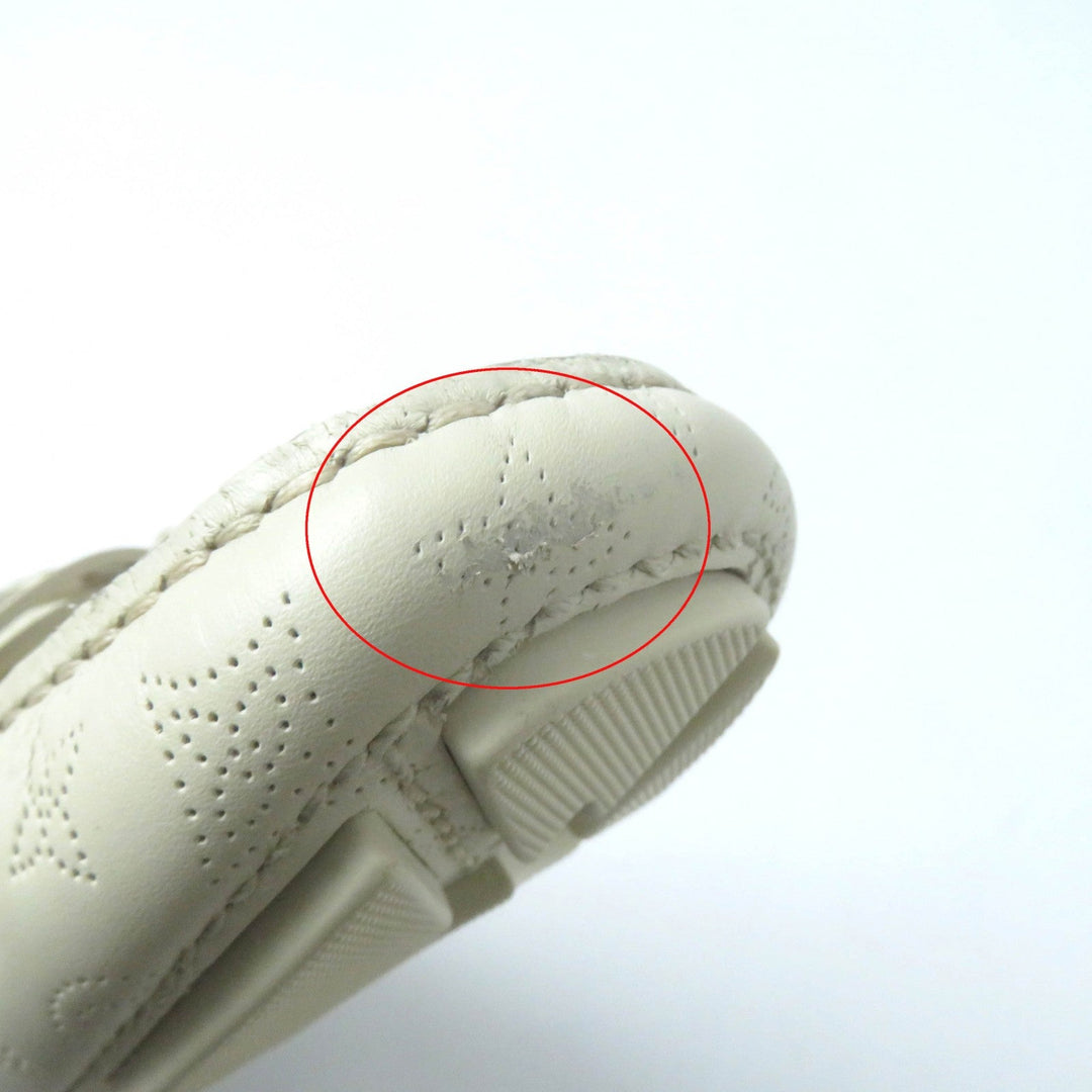 LOUIS VUITTON loafers 1ACHAU Main: Leather light beige Gloria Lyne Women 35 Used Authentic