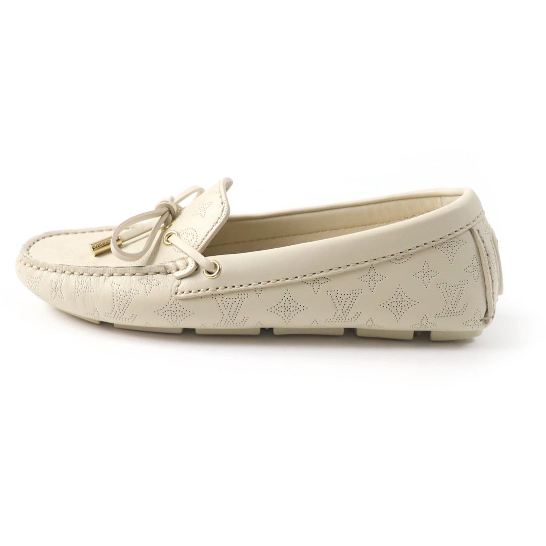 LOUIS VUITTON loafers 1ACHAU Main: Leather light beige Gloria Lyne Women 35 Used Authentic
