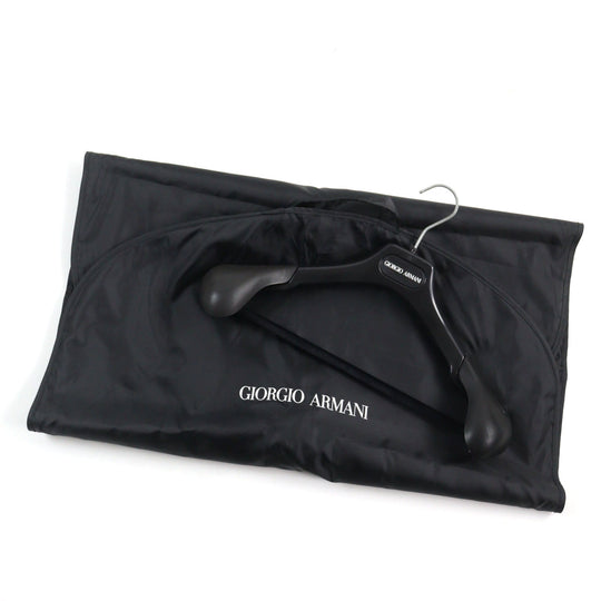 GIORGIO ARMANI Jacket 9SR03P Main: 100% lambskin, part: 66% virgin wool, part: 19% silk, part: 9% cashmere, part: 5% polyamide (nylon) black mens 52 Used Authentic