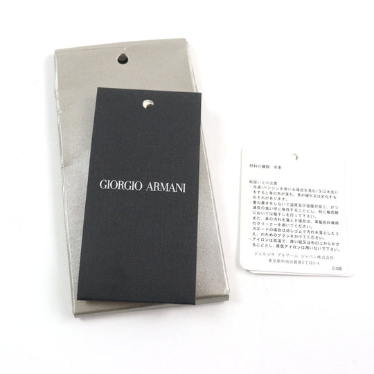 GIORGIO ARMANI Jacket 9SR03P Main: 100% lambskin, part: 66% virgin wool, part: 19% silk, part: 9% cashmere, part: 5% polyamide (nylon) black mens 52 Used Authentic