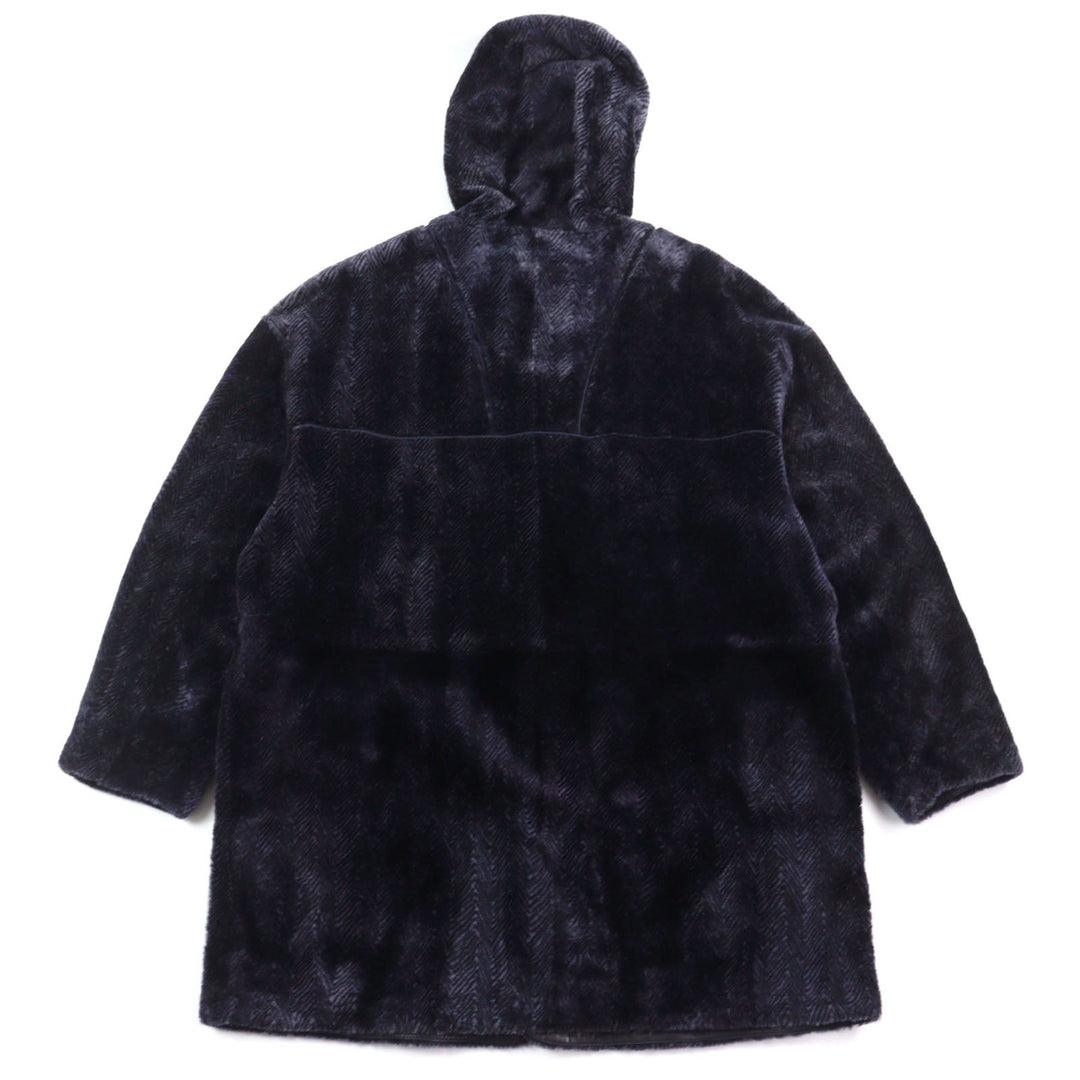 GIORGIO ARMANI coat BSB01P Outer material: 100% mouton, Outer material: 100% lamb leather, Part: 100% polyester purple mens 52 Used Authentic