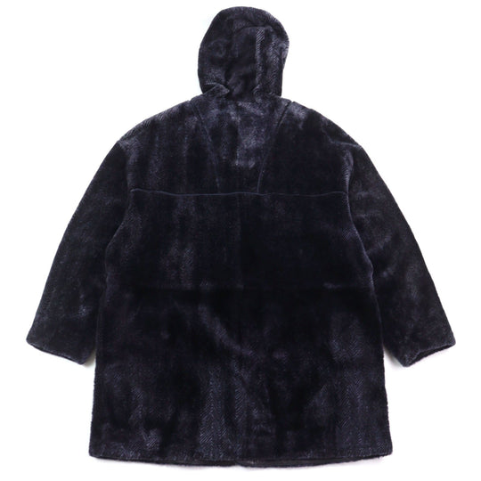 GIORGIO ARMANI coat BSB01P Outer material: 100% mouton, Outer material: 100% lamb leather, Part: 100% polyester purple mens 52 Used Authentic