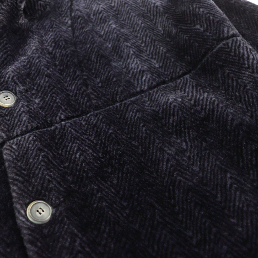 GIORGIO ARMANI coat BSB01P Outer material: 100% mouton, Outer material: 100% lamb leather, Part: 100% polyester purple mens 52 Used Authentic