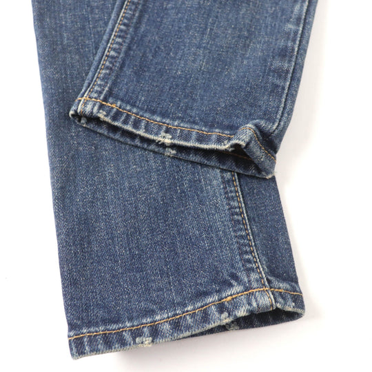 CELINE Denim pants N972 255V O8DL Main: 98% cotton, Main: 2% elastane Indigo Women 24 Used Authentic