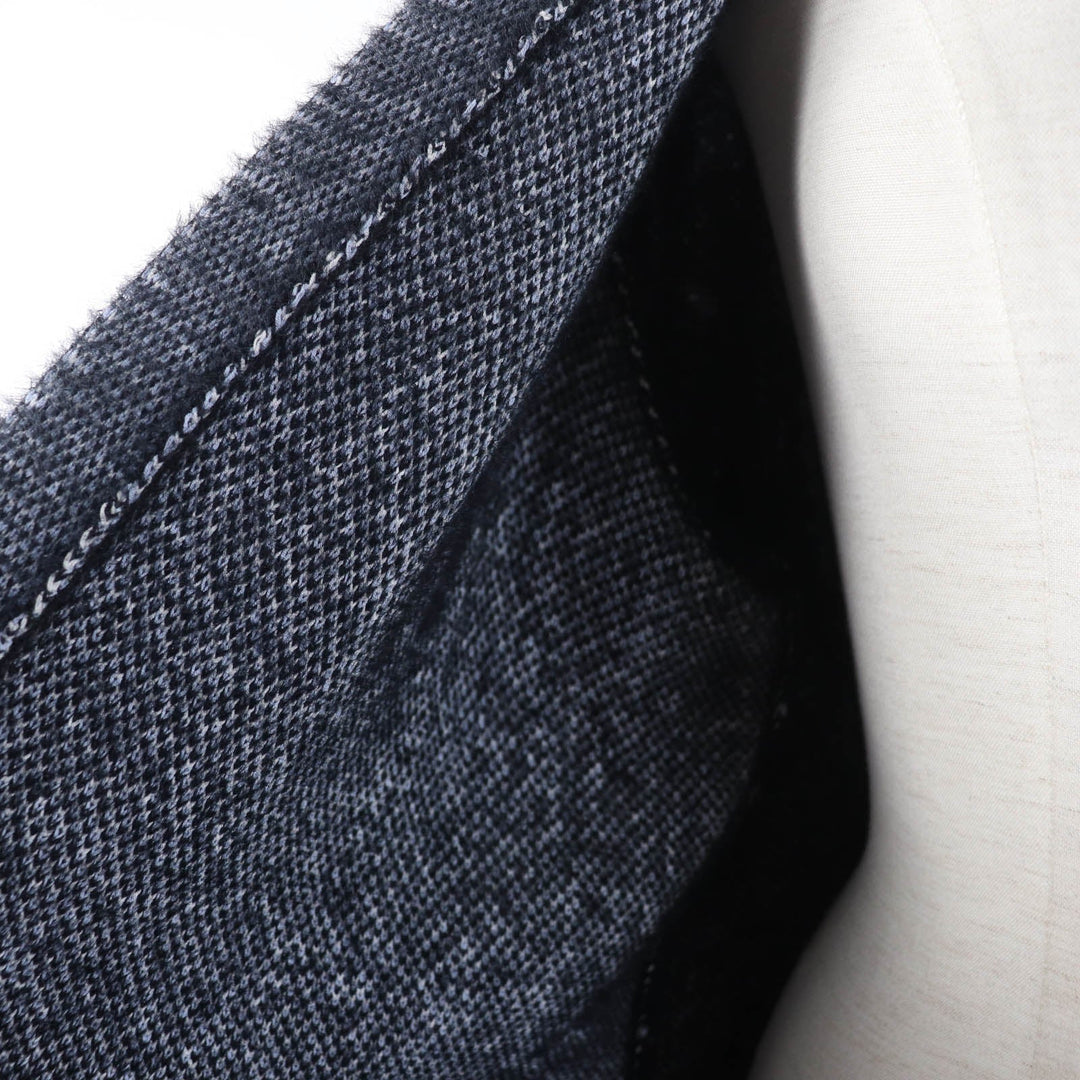 EMPORIO ARMANI cardigan Main: 47% polyamide, Main: 36% viscose, Main: 17% polyester Navy Women L Used Authentic