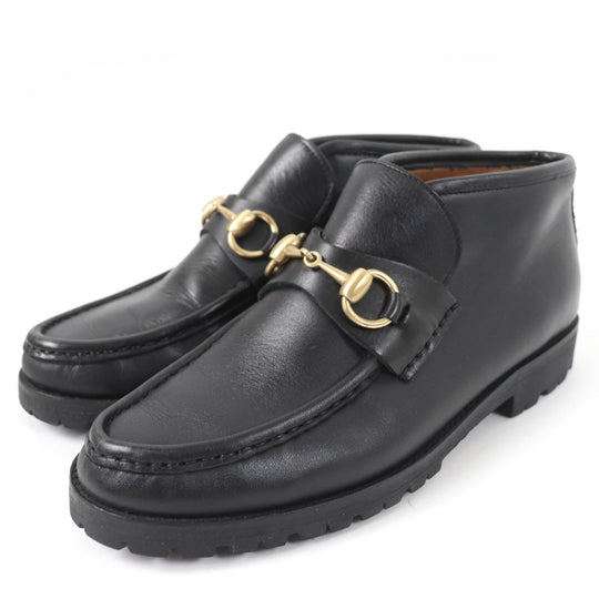 GUCCI Ankle boots 1040088 Main: Leather black Women 7 Used Authentic