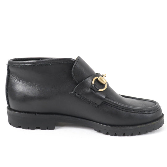 GUCCI Ankle boots 1040088 Main: Leather black Women 7 Used Authentic