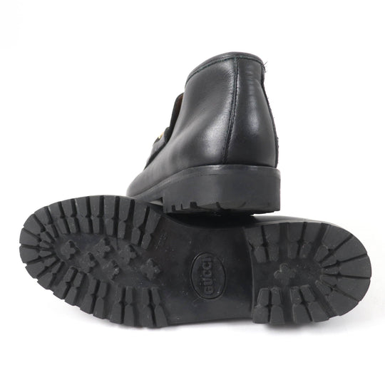 GUCCI Ankle boots 1040088 Main: Leather black Women 7 Used Authentic