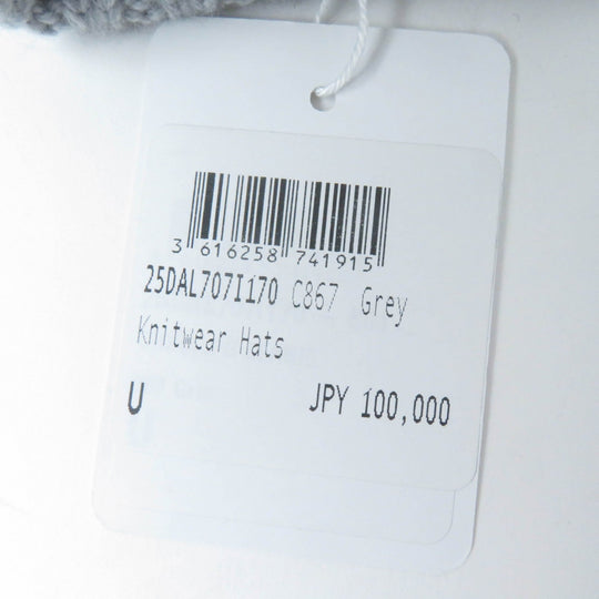 Christian Dior Knit cap 25DAL707I170 Main: 70% wool, Main: 30% cashmere gray Women Used Authentic