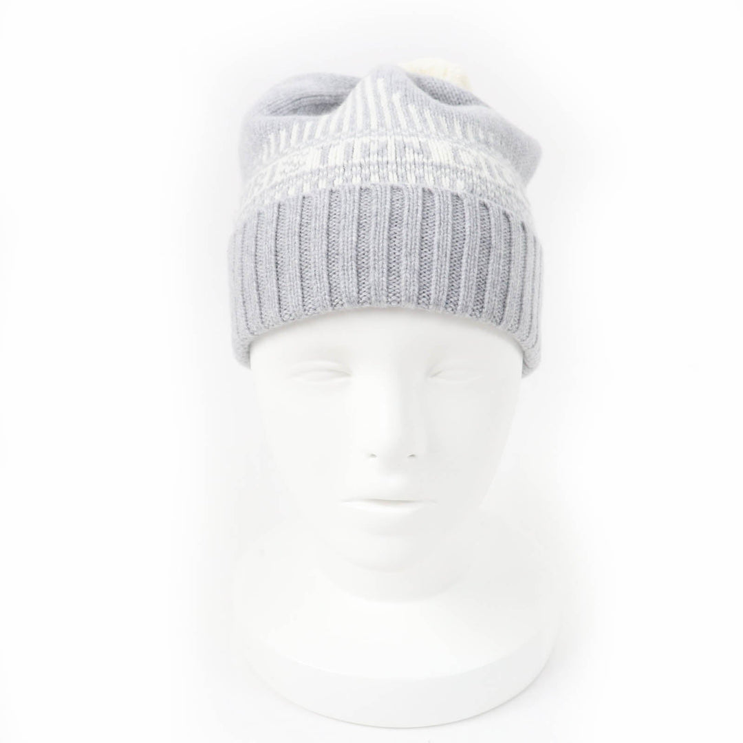 Christian Dior Knit cap 25DAL707I170 Main: 70% wool, Main: 30% cashmere gray Women Used Authentic