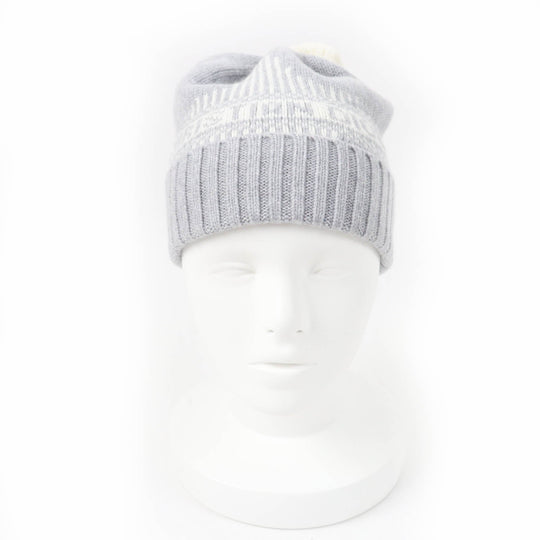 Christian Dior Knit cap 25DAL707I170 Main: 70% wool, Main: 30% cashmere gray Women Used Authentic