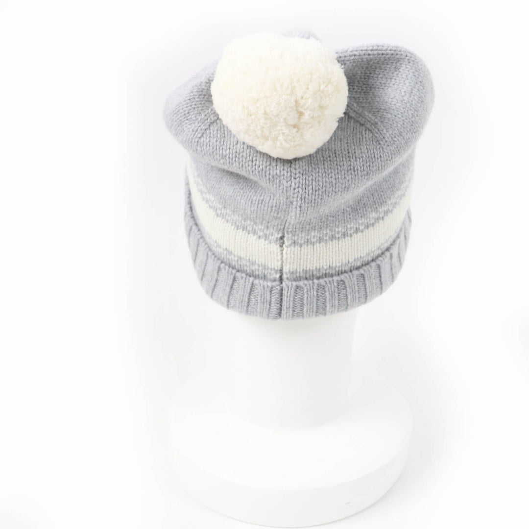 Christian Dior Knit cap 25DAL707I170 Main: 70% wool, Main: 30% cashmere gray Women Used Authentic