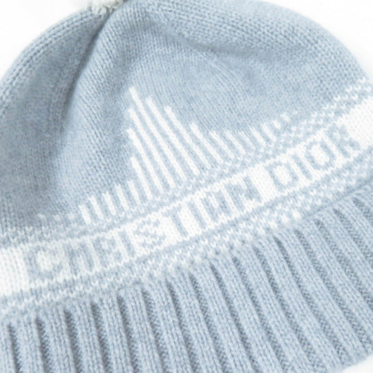 Christian Dior Knit cap 25DAL707I170 Main: 70% wool, Main: 30% cashmere gray Women Used Authentic