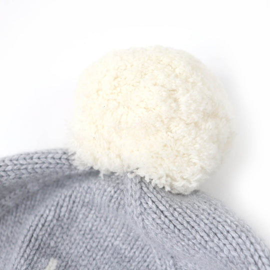 Christian Dior Knit cap 25DAL707I170 Main: 70% wool, Main: 30% cashmere gray Women Used Authentic
