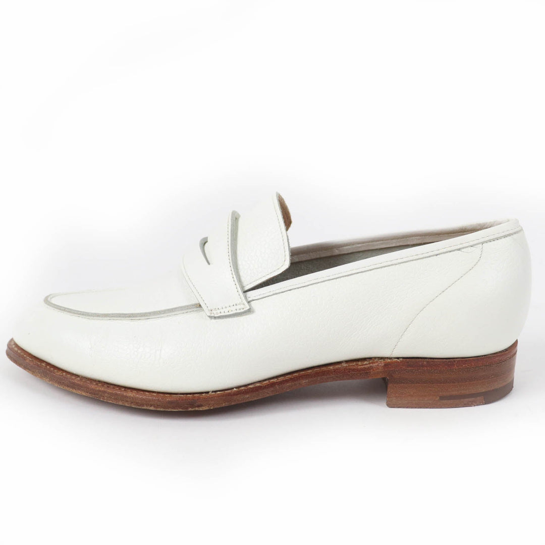 CROCKETT&JONES loafers Main: Leather white LUCY Women 5.5 Used Authentic