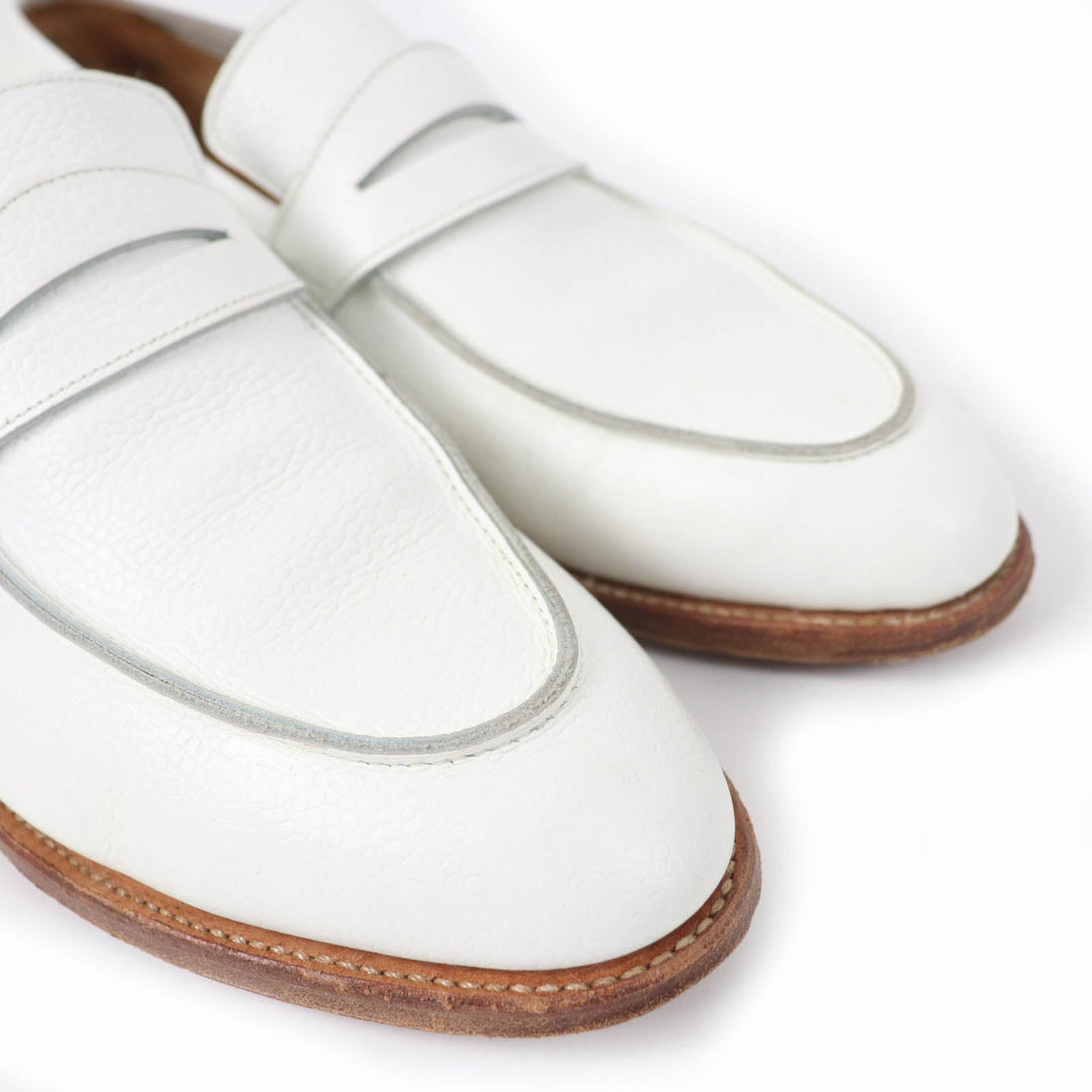 CROCKETT&JONES loafers Main: Leather white LUCY Women 5.5 Used Authentic