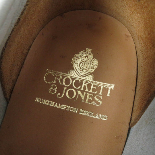 CROCKETT&JONES loafers Main: Leather white LUCY Women 5.5 Used Authentic