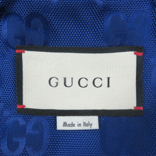 GUCCI Blouson 631892 Main: 100% nylon, leather part: cowhide blue OFF THE GRID mens 46 Used Authentic