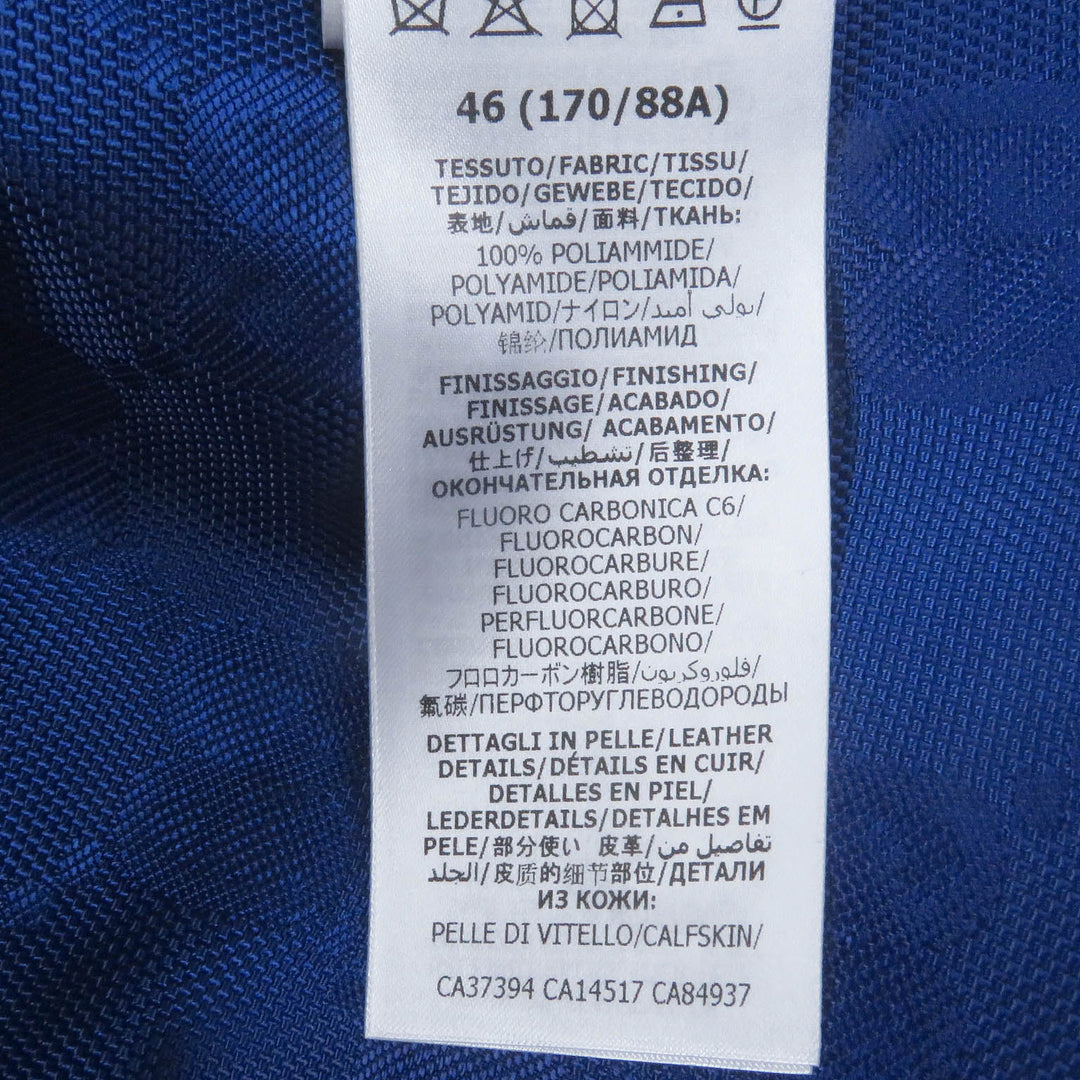 GUCCI Blouson 631892 Main: 100% nylon, leather part: cowhide blue OFF THE GRID mens 46 Used Authentic