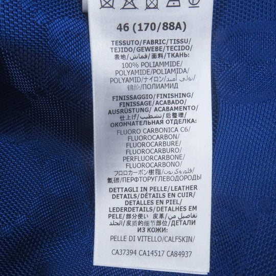 GUCCI Blouson 631892 Main: 100% nylon, leather part: cowhide blue OFF THE GRID mens 46 Used Authentic