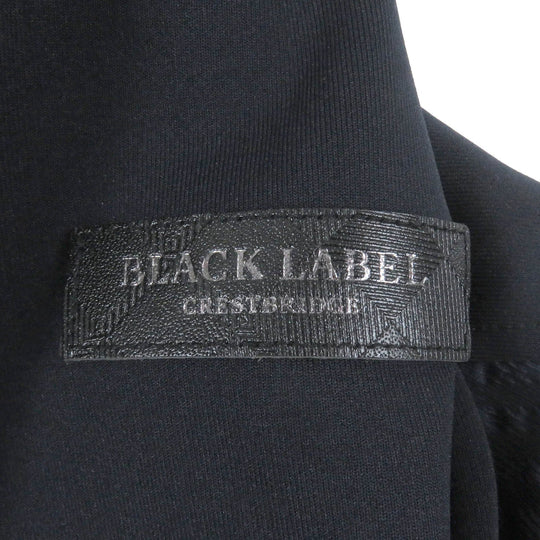 BLACK LABELCRESTBRIDGE Hoodie Outer: 100% polyester, Part: 95% polyester, Part: 5% polyurethane, Lining: 100% polyester, Leather part: Leather Navy mens M Used Authentic