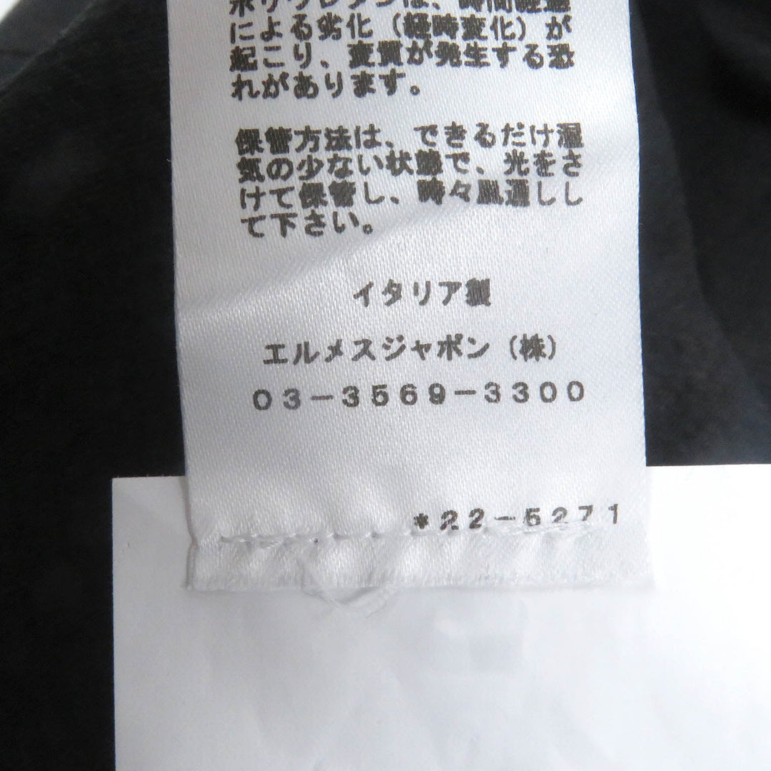HERMES tailored jacket Outer: 99% virgin wool, Outer: 1% elastane (polyurethane), Sleeve lining: 100% cupra, Lining: 100% cotton black mens 52 Used Authentic