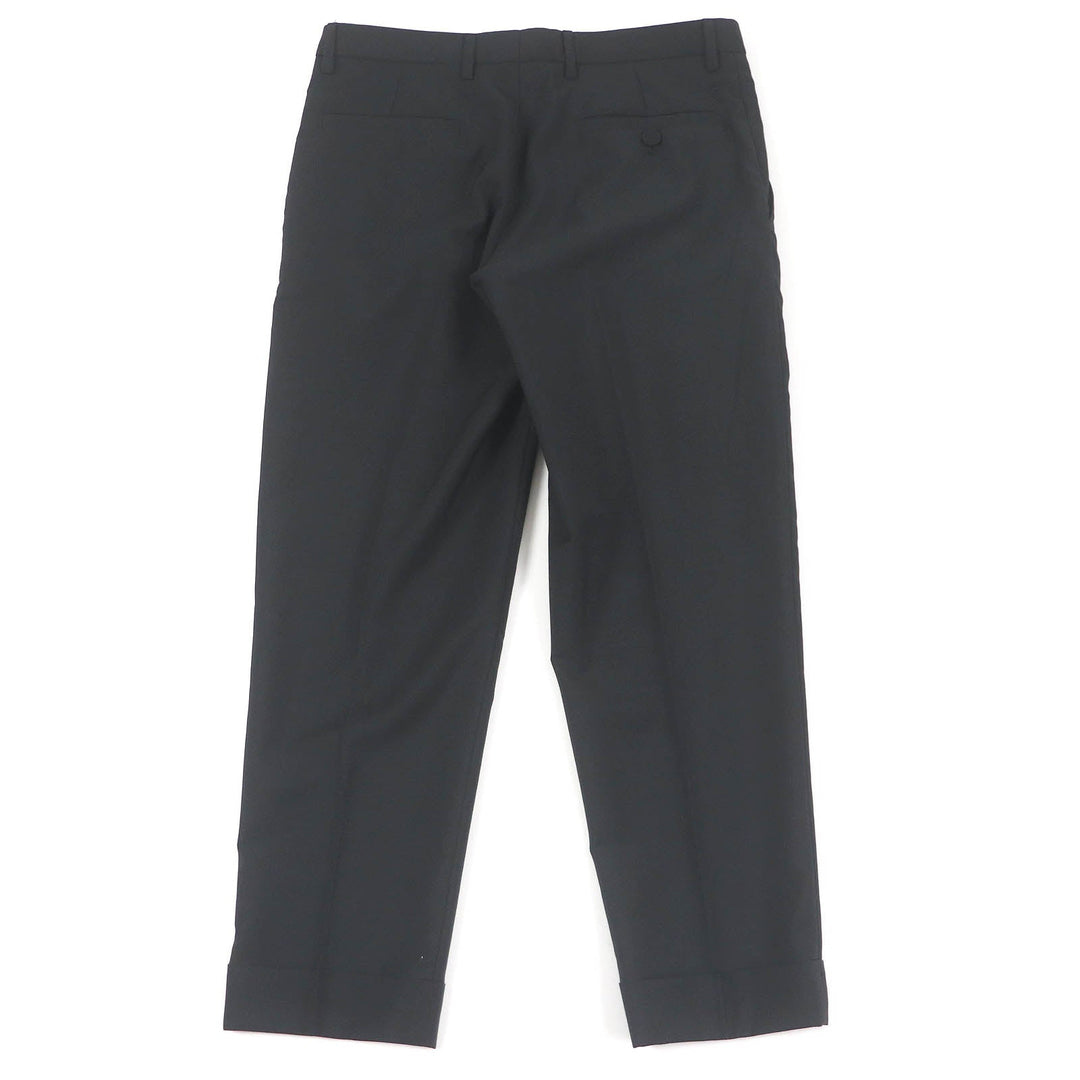 Dior HOMME slacks 113C127A4993 Outer: 90% wool, Outer: 10% mohair, Lining: 100% rayon black mens 46 Used Authentic