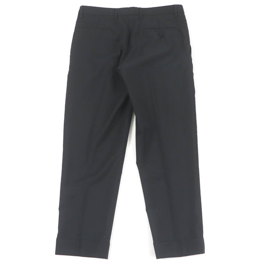 Dior HOMME slacks 113C127A4993 Outer: 90% wool, Outer: 10% mohair, Lining: 100% rayon black mens 46 Used Authentic