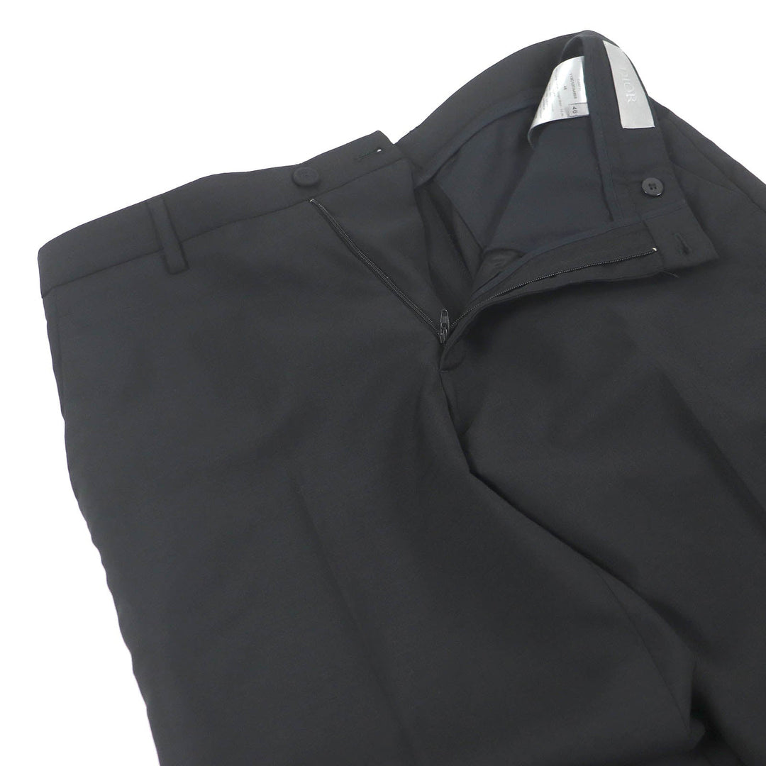 Dior HOMME slacks 113C127A4993 Outer: 90% wool, Outer: 10% mohair, Lining: 100% rayon black mens 46 Used Authentic