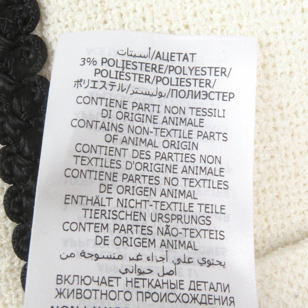 GUCCI Pants 736941 Outer: 86% wool, Outer: 4% nylon, Lining: 100% rayon, Part: 100% polyester, Part: 97% acetate white mens 44 Used Authentic