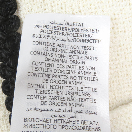 GUCCI Pants 736941 Outer: 86% wool, Outer: 4% nylon, Lining: 100% rayon, Part: 100% polyester, Part: 97% acetate white mens 44 Used Authentic