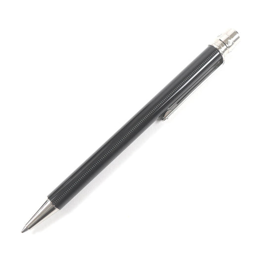 CARTIER Ballpoint pen ST150186 metal Black Silver Santos de Cartier Ballpoint Pen mens Used Authentic