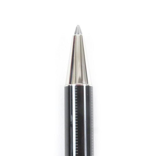 CARTIER Ballpoint pen ST150186 metal Black Silver Santos de Cartier Ballpoint Pen mens Used Authentic