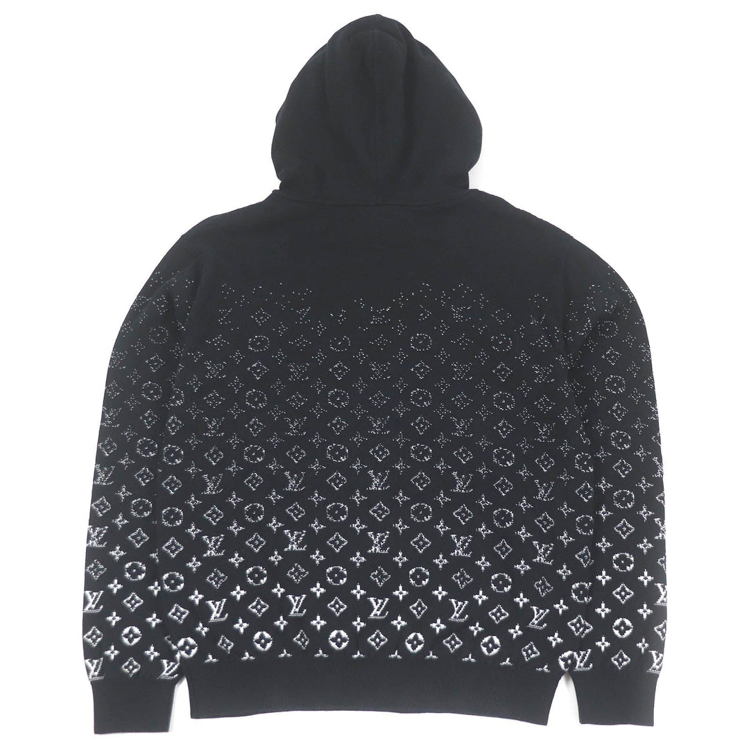 LOUIS VUITTON Hoodie Main: 100% cotton black mens S Used Authentic