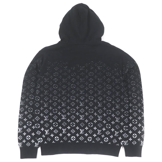 LOUIS VUITTON Hoodie Main: 100% cotton black mens S Used Authentic