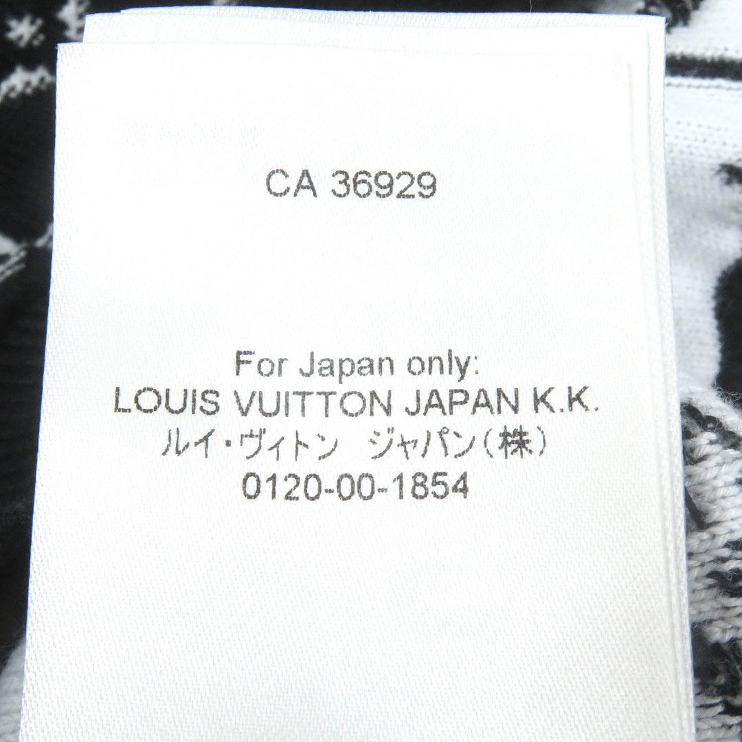 LOUIS VUITTON Hoodie Main: 100% cotton black mens S Used Authentic