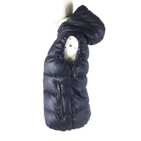 DUVETICA Down vest wool Navy FEBEDUE 42