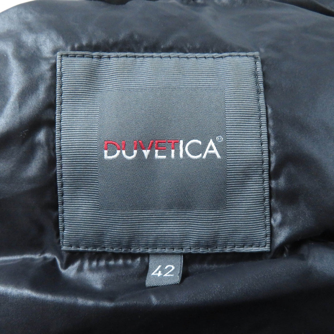 DUVETICA Down vest wool Navy FEBEDUE 42