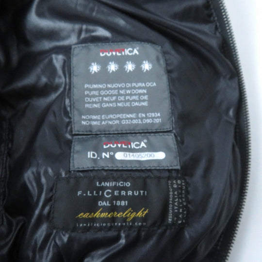 DUVETICA Down vest wool Navy FEBEDUE 42