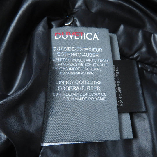 DUVETICA Down vest wool Navy FEBEDUE 42