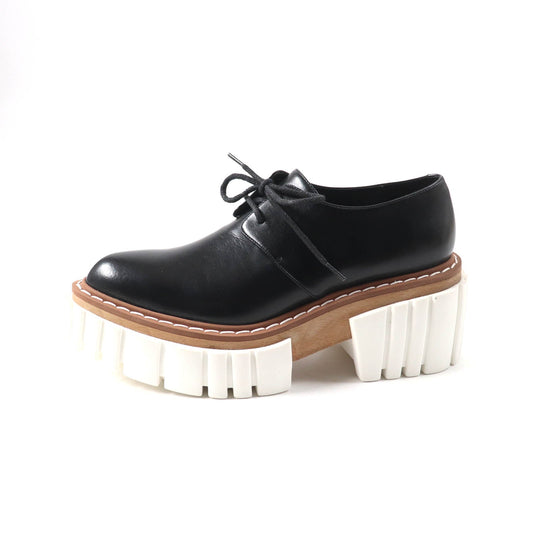 Stella McCartney Leather shoes 800268W0U701002 Main: Leather black EMILIELACEUP Women 38 Used Authentic