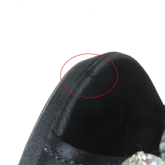 MIUMIU pumps Main: Satin black Women 37 Used Authentic
