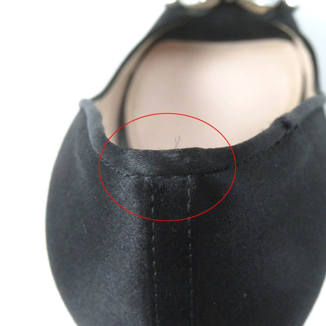 MIUMIU pumps Main: Satin black Women 37 Used Authentic
