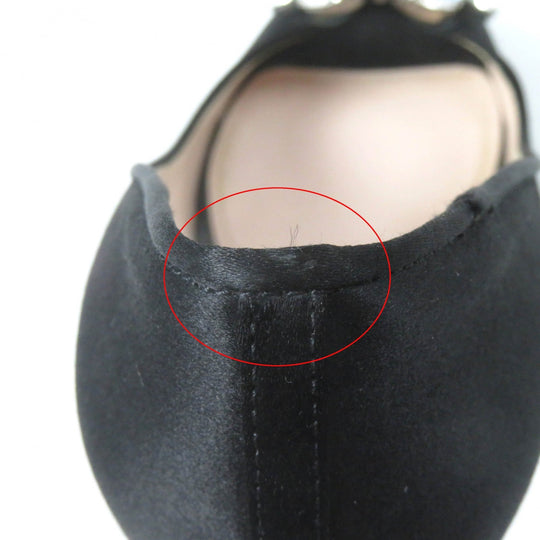 MIUMIU pumps Main: Satin black Women 37 Used Authentic