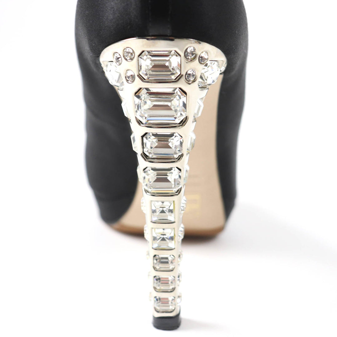 MIUMIU pumps Main: Satin black Women 37 Used Authentic