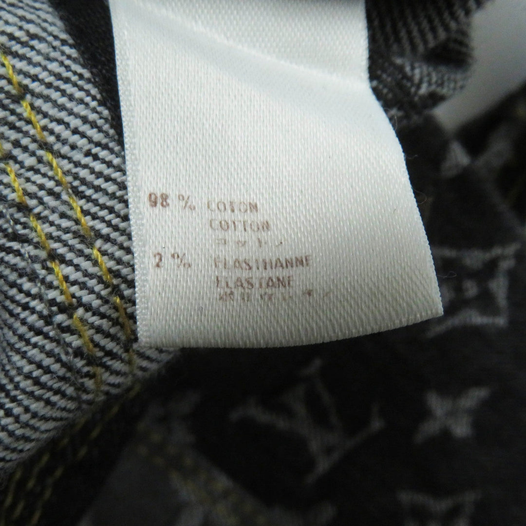 LOUIS VUITTON Denim pants 07SS Main: 98% cotton, Main: 2% polyurethane Indigo Blue Gray type Women 34 Used Authentic